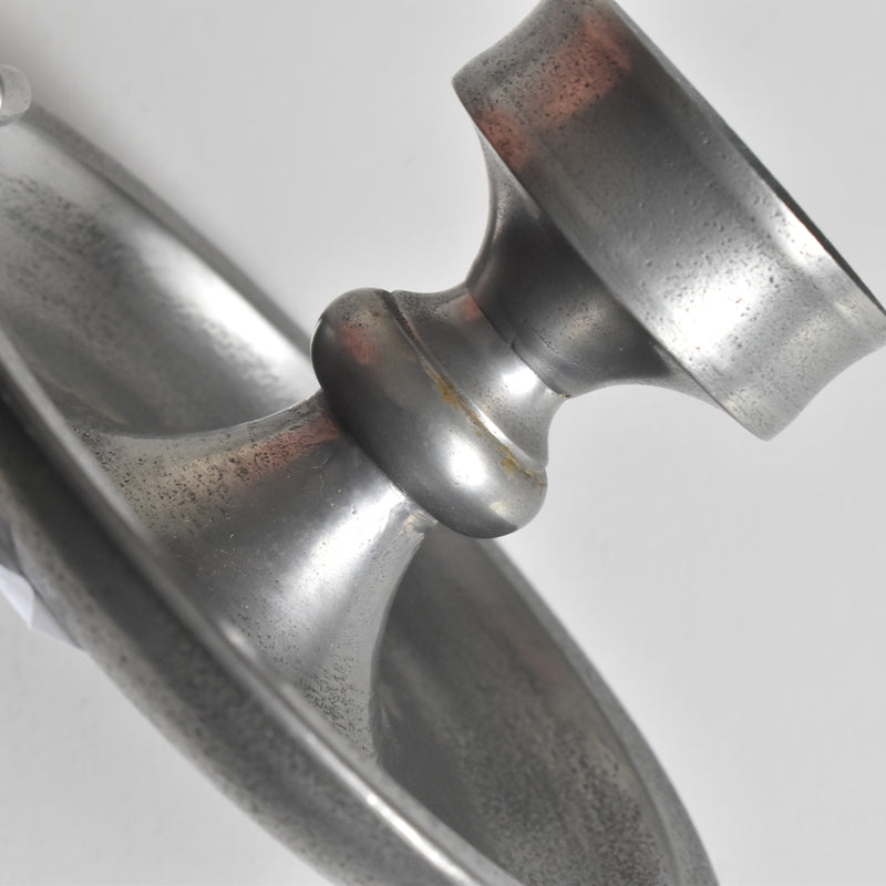 ヴィンテージ ピューター キャンドルホルダー Les Etains de L'abbaye