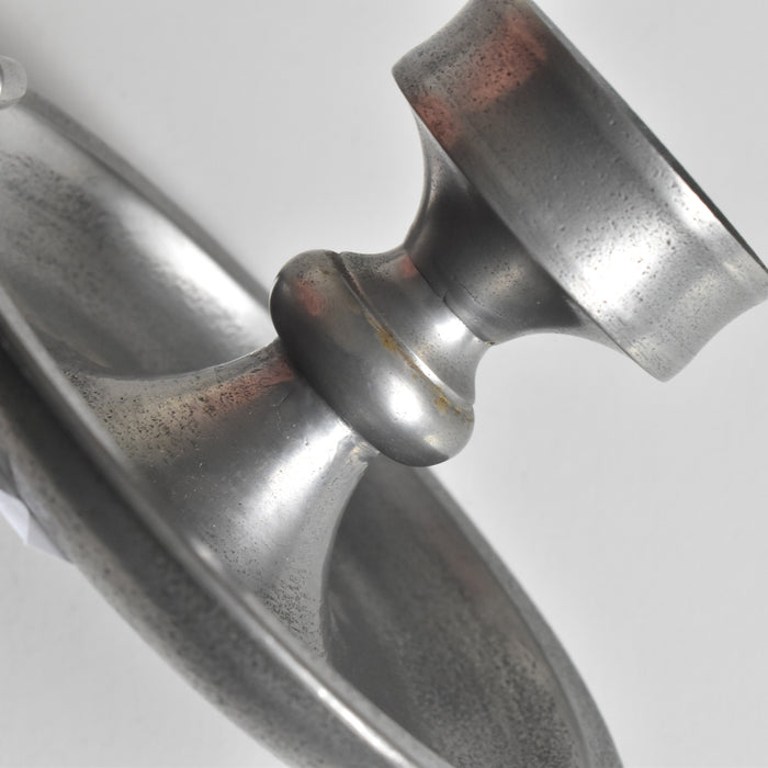 ヴィンテージ ピューター キャンドルホルダー Les Etains de L'abbaye