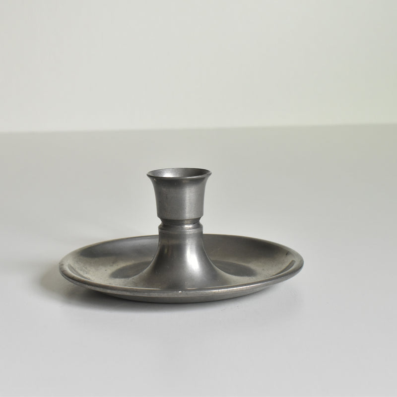 ヴィンテージ ピューター キャンドルホルダー Les étains du Manoir
