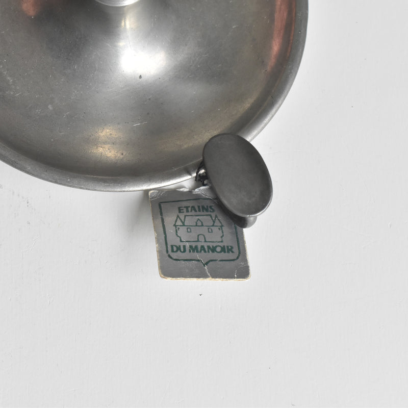 ヴィンテージ ピューター キャンドルホルダー Les étains du Manoir