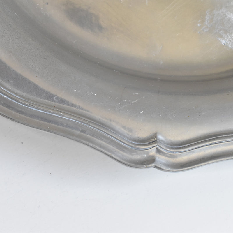 Vintage Pewter Platter