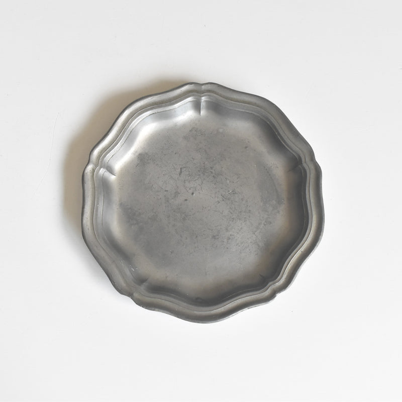 Vintage Pewter Bottle Coaster