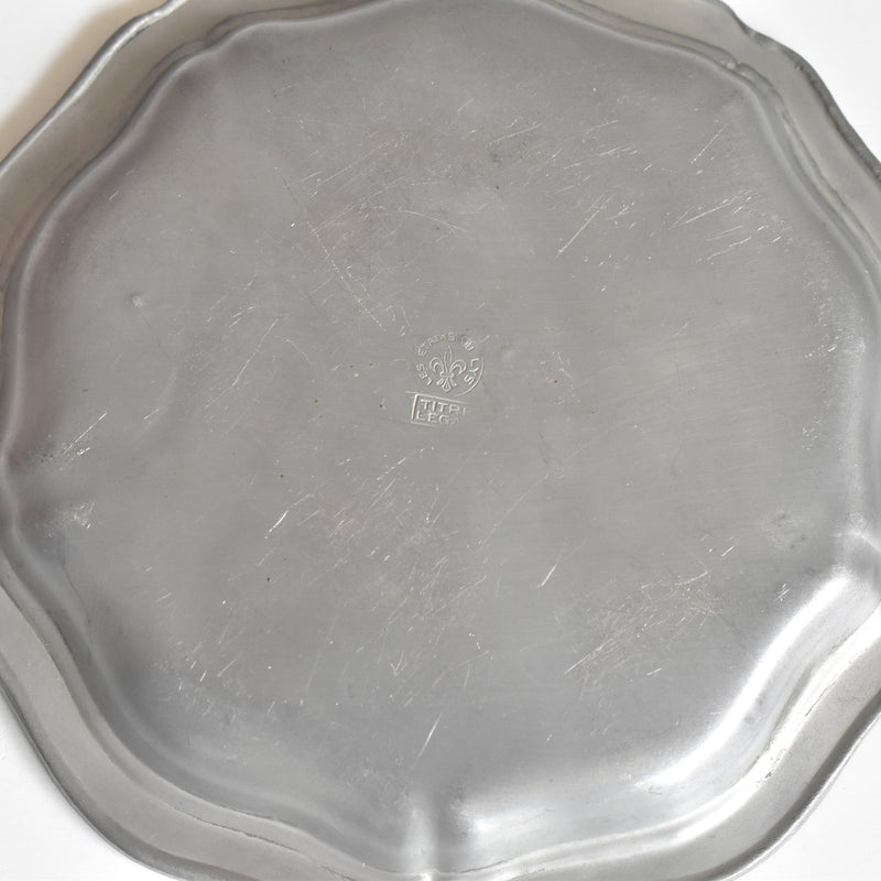 Vintage Pewter Bottle Coaster