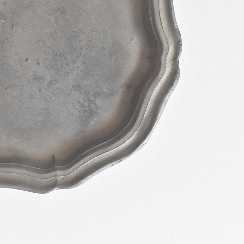 Vintage Pewter Bottle Coaster