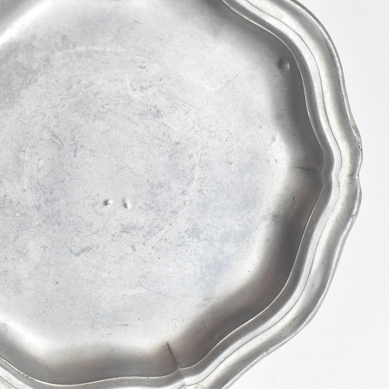 Vintage Pewter Bottle Coaster
