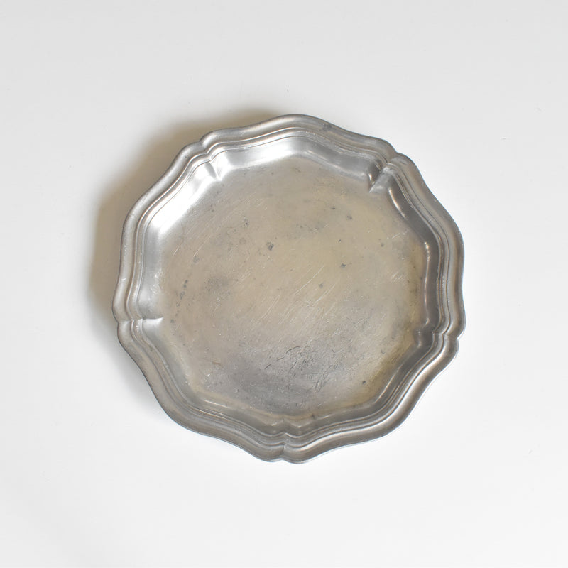 Vintage Pewter Small Plate B