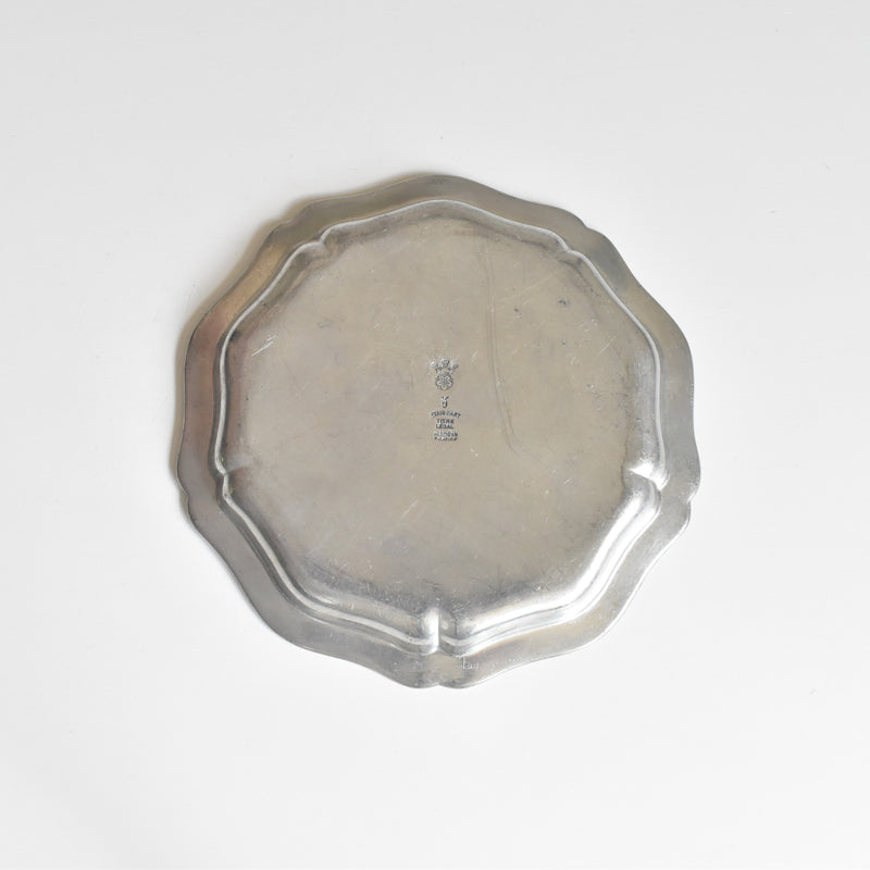 Vintage Pewter Small Plate B