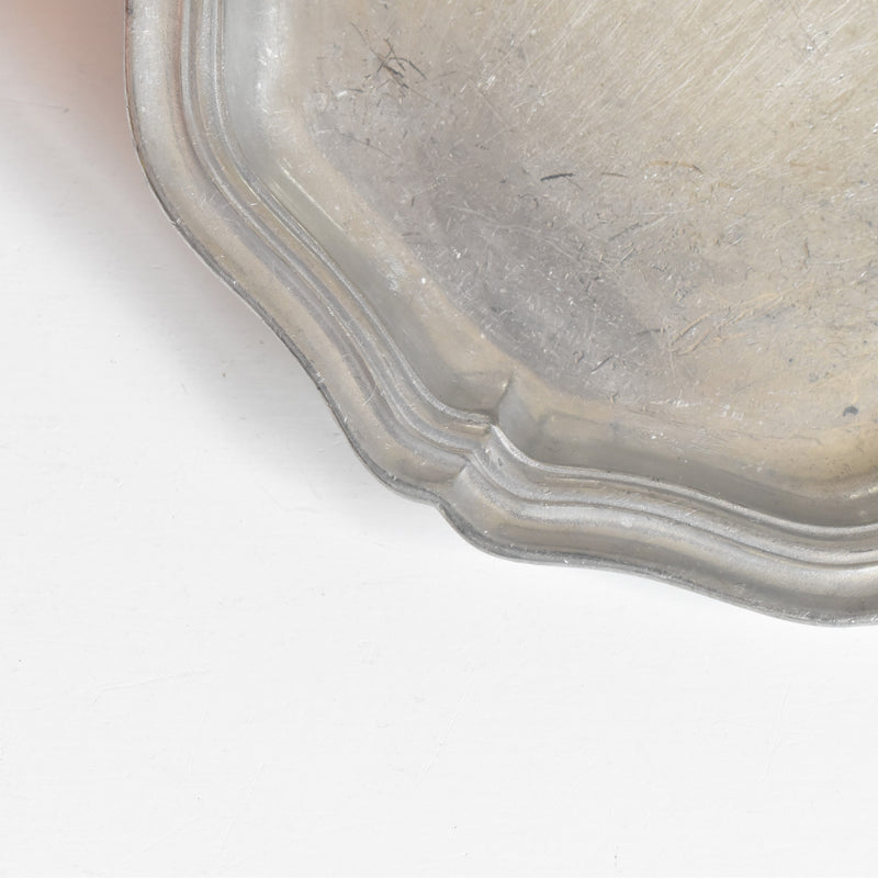 Vintage Pewter Small Plate B