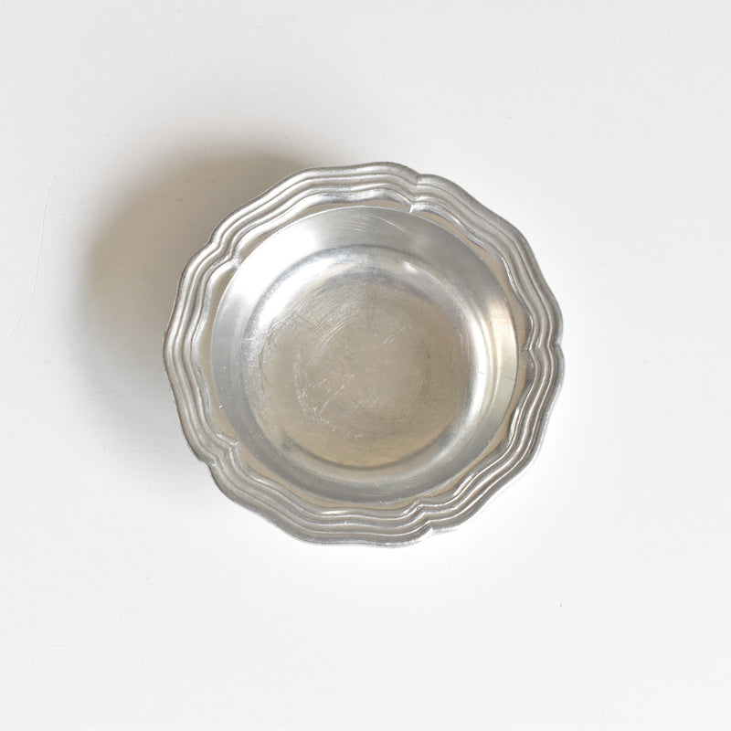 Vintage Pewter Mini Plate
