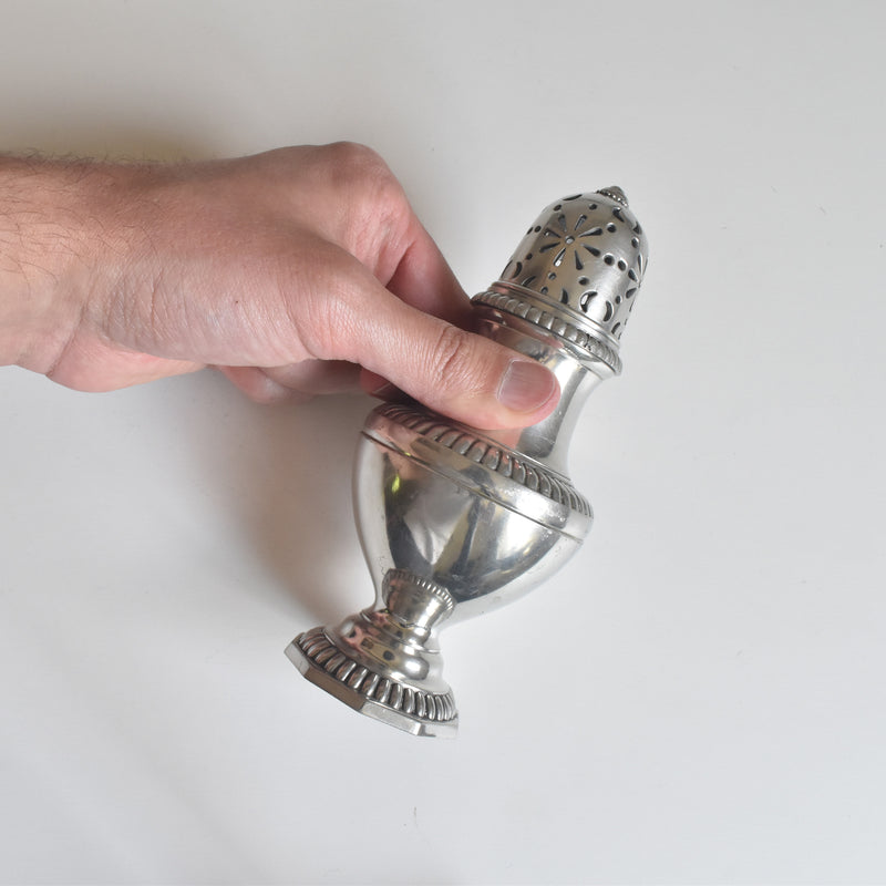 Vintage Pewter Sugar Shaker