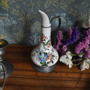 ヴィンテージ ピューター＆陶器 水差し