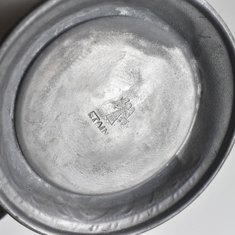 ヴィンテージ ピューター＆陶器 水差し