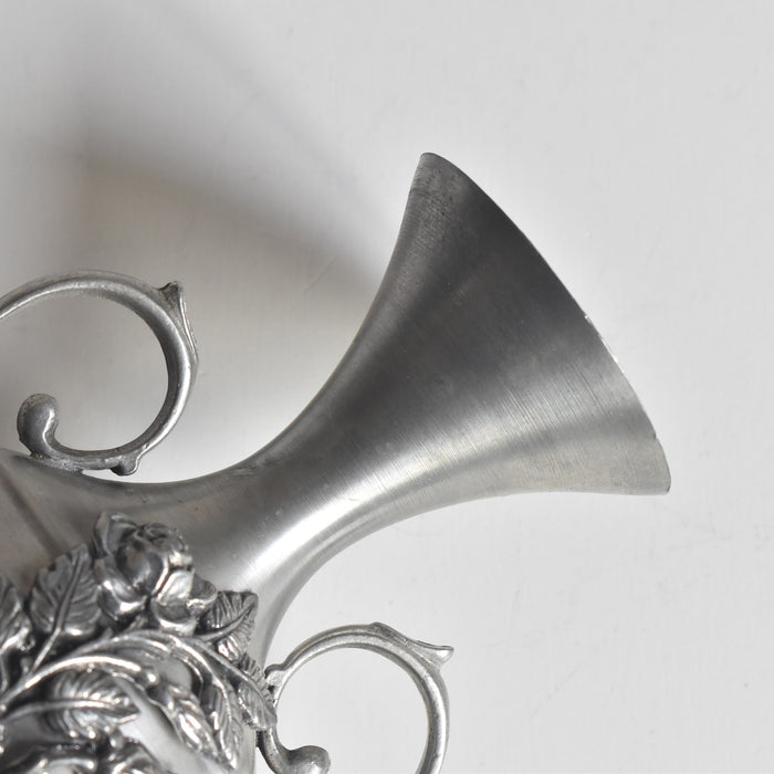 ヴィンテージピューター 一輪挿し フラワー