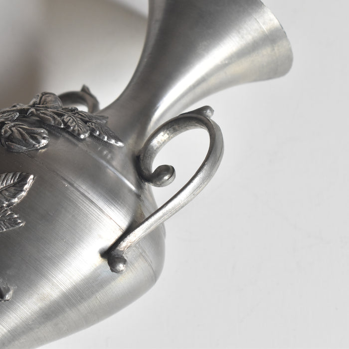 ヴィンテージピューター 一輪挿し フラワー