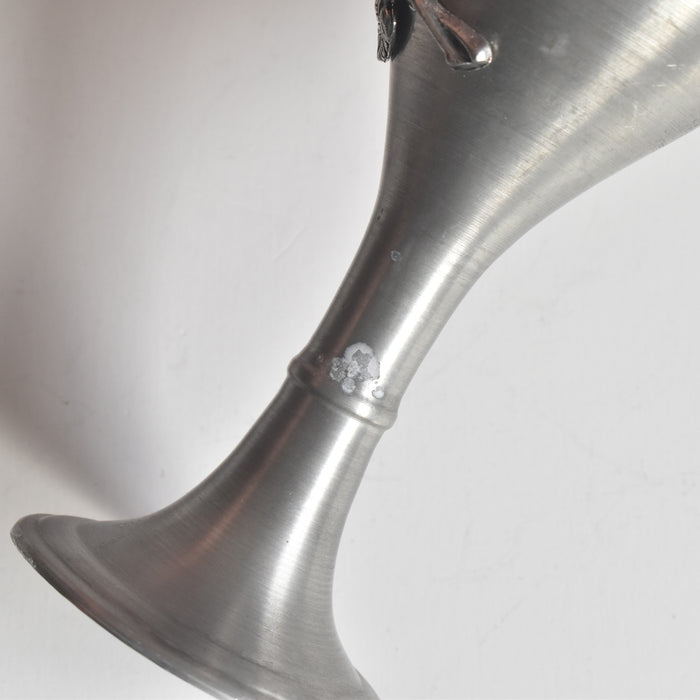 ヴィンテージピューター 一輪挿し フラワー