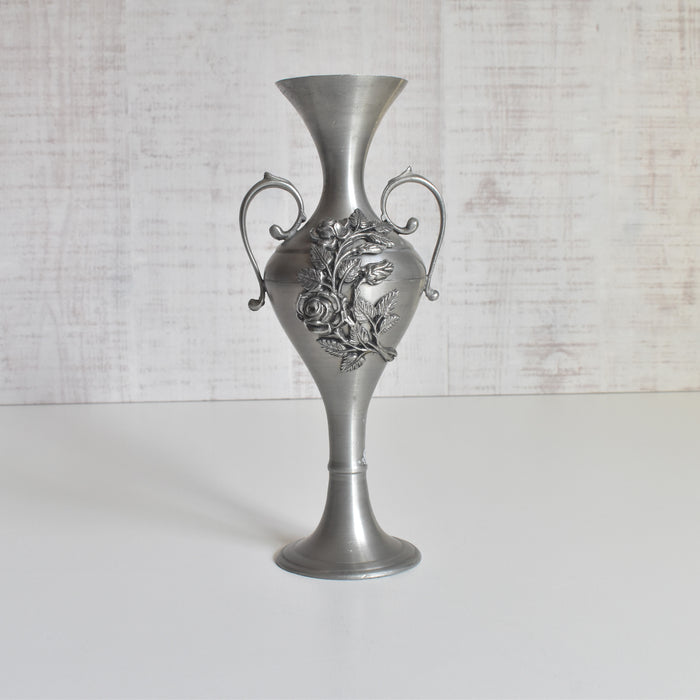 ヴィンテージピューター 一輪挿し フラワー