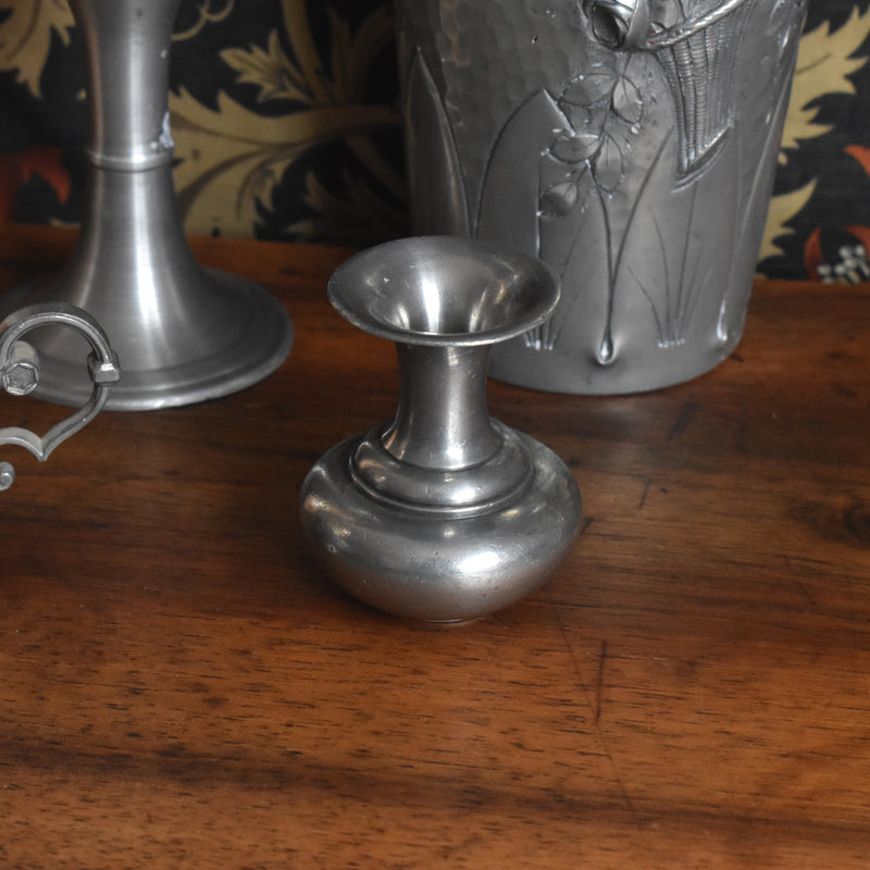 ヴィンテージピューター ミニ花器