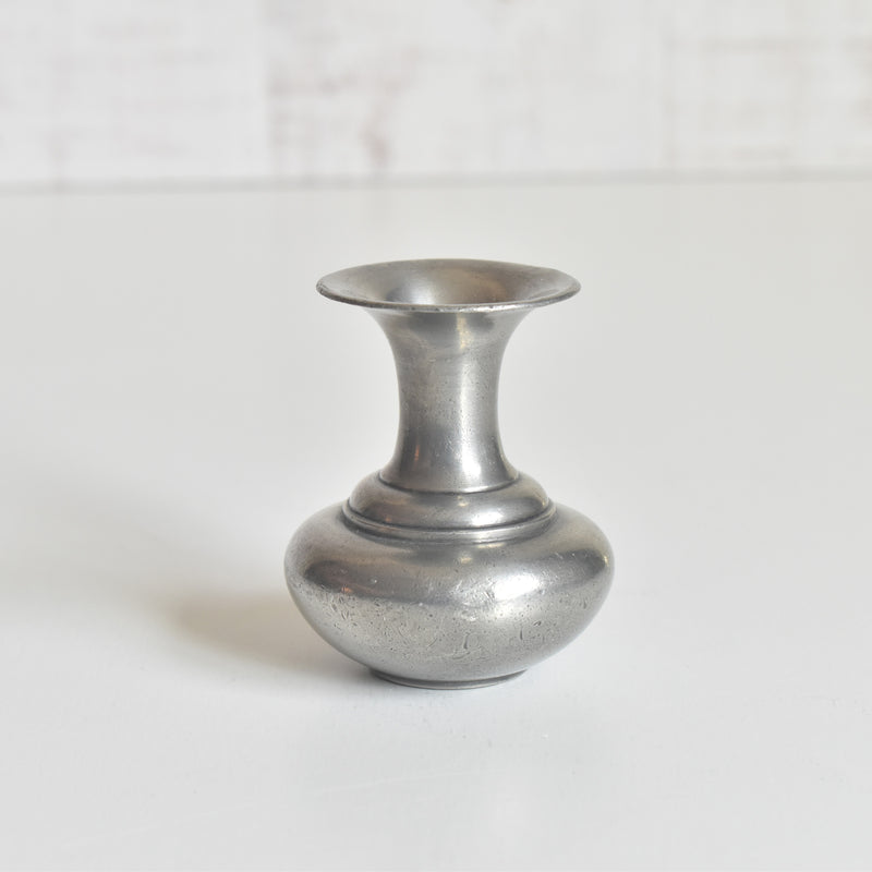 ヴィンテージピューター ミニ花器