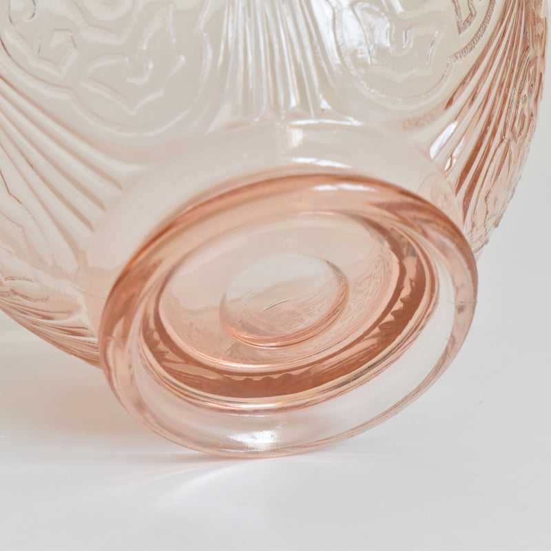 Vintage Pink Glass Cafe au Lait Bowl