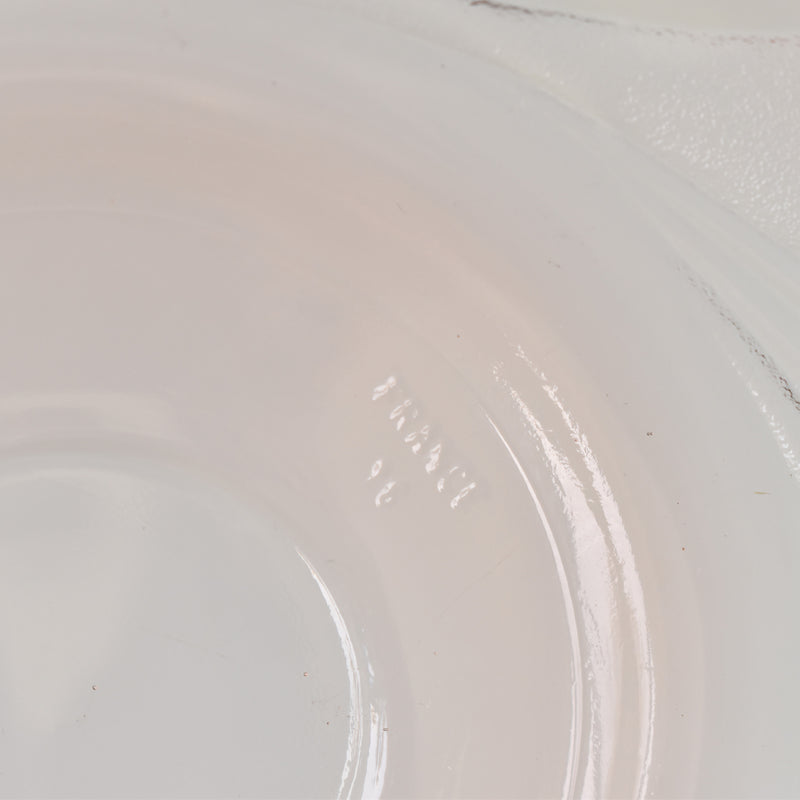 Vintage Pink Glass Cup and Saucer - Vereco