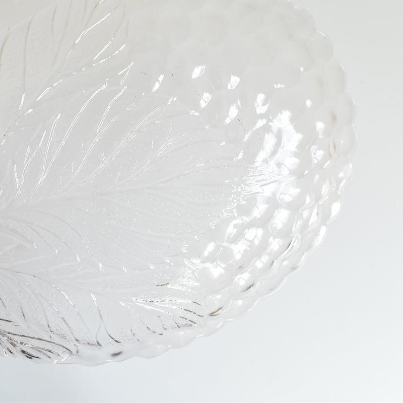 Vintage Plate, Pink Glass, Hydrangea