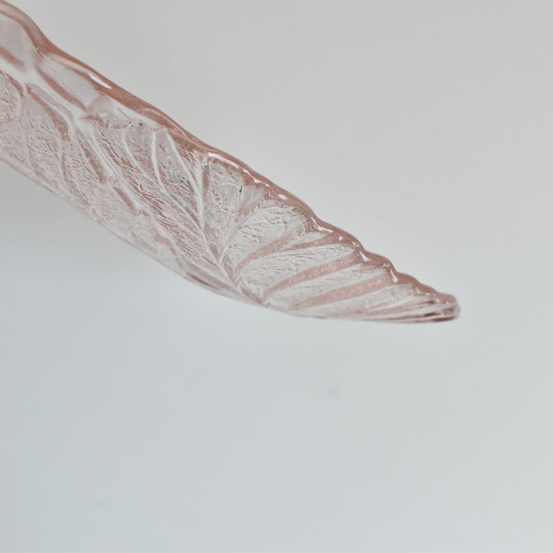 Vintage Plate, Pink Glass, Hydrangea