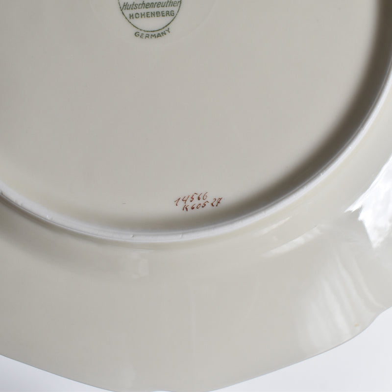 Vintage Plate Hutschenreuther Germany Madeleine B