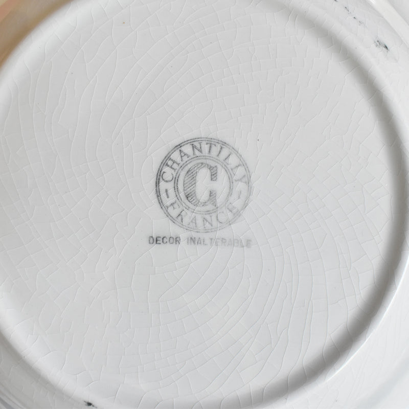Vintage Deep Plate, Chantilly A