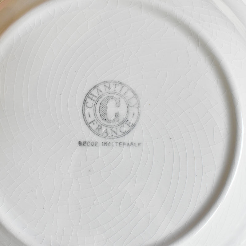 Vintage Deep Plate, Chantilly B