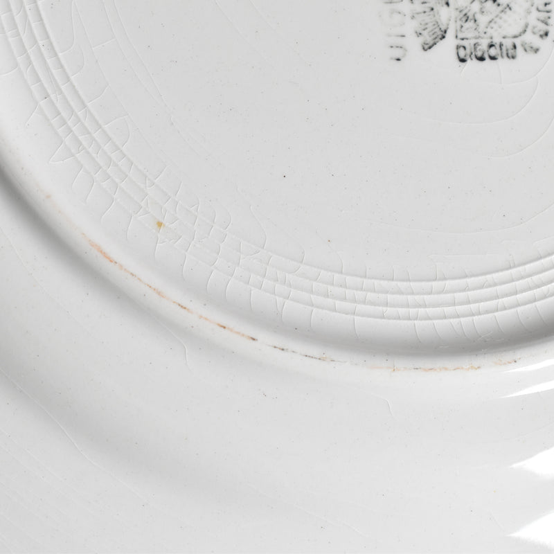 Vintage plate: Digoin & Sarreguemines "Epaisse" A