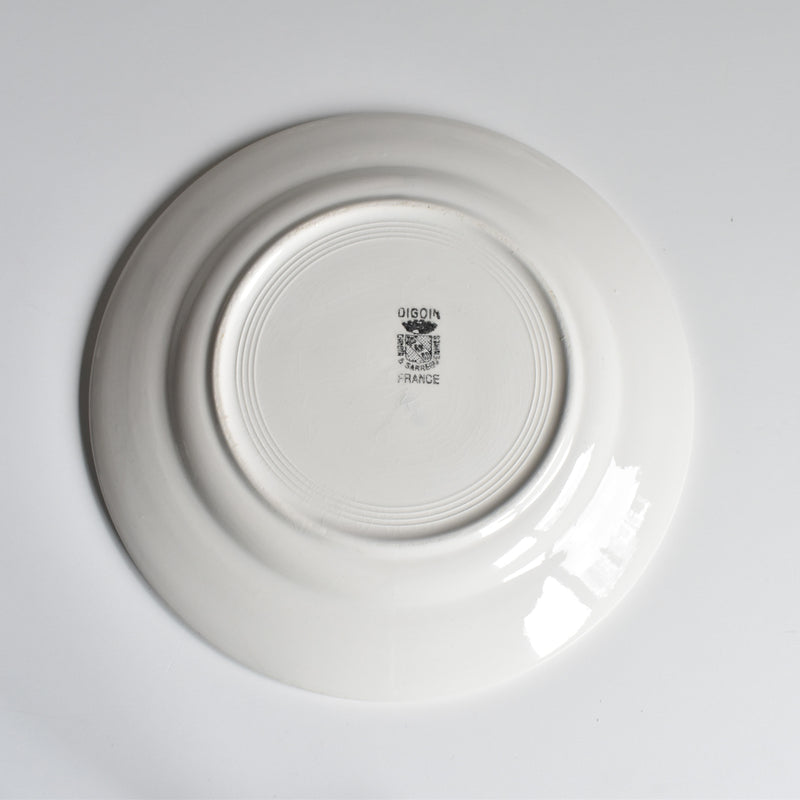 Vintage Plate, Digoin & Sarreguemines, Epaisse B
