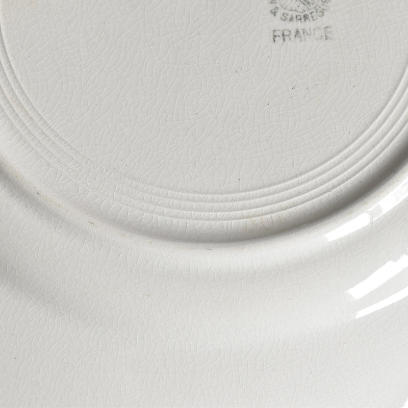 Vintage Plate: Digoin & Sarreguemines Epaisse E