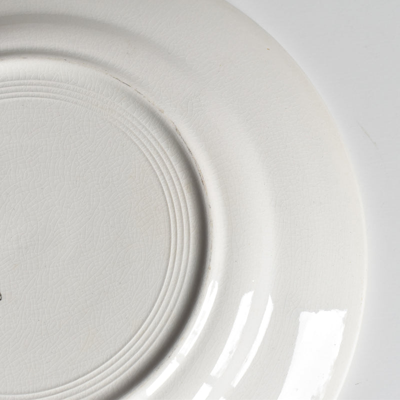 Vintage Plate: Digoin & Sarreguemines Epaisse E