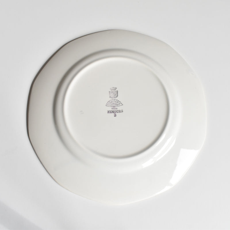 Vintage Plate Digoin & Sarreguemines Nemours B