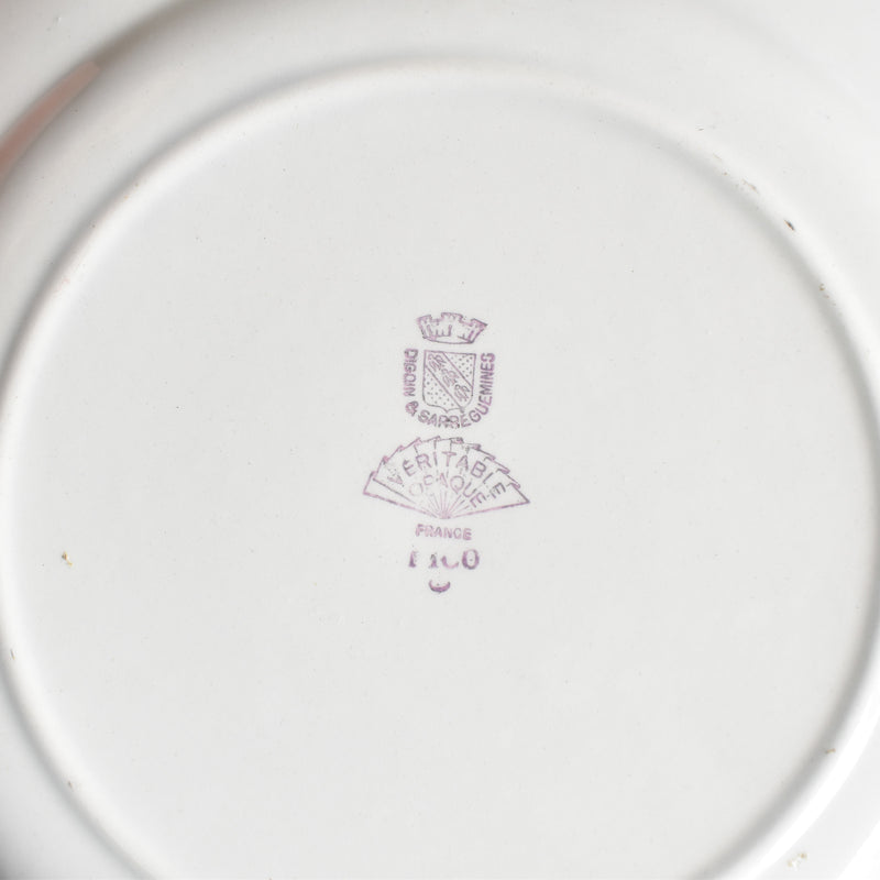 Vintage Plate: Digoin & Sarreguemines "Nico A"