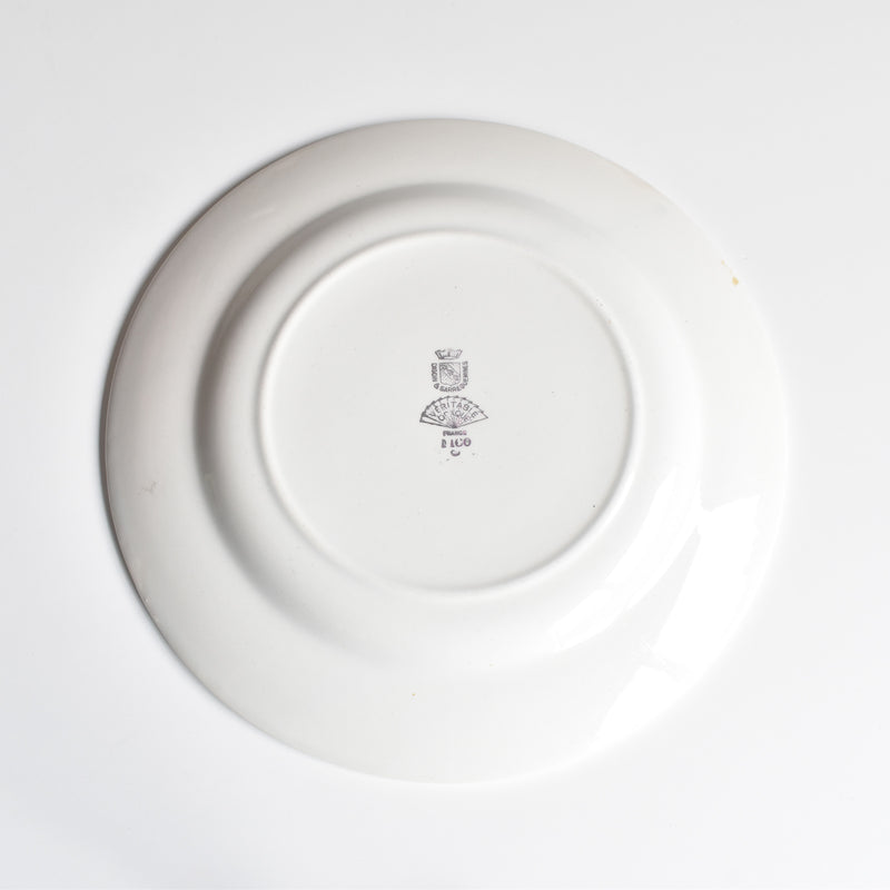 Vintage Plate: Digoin & Sarreguemines "Nico E"