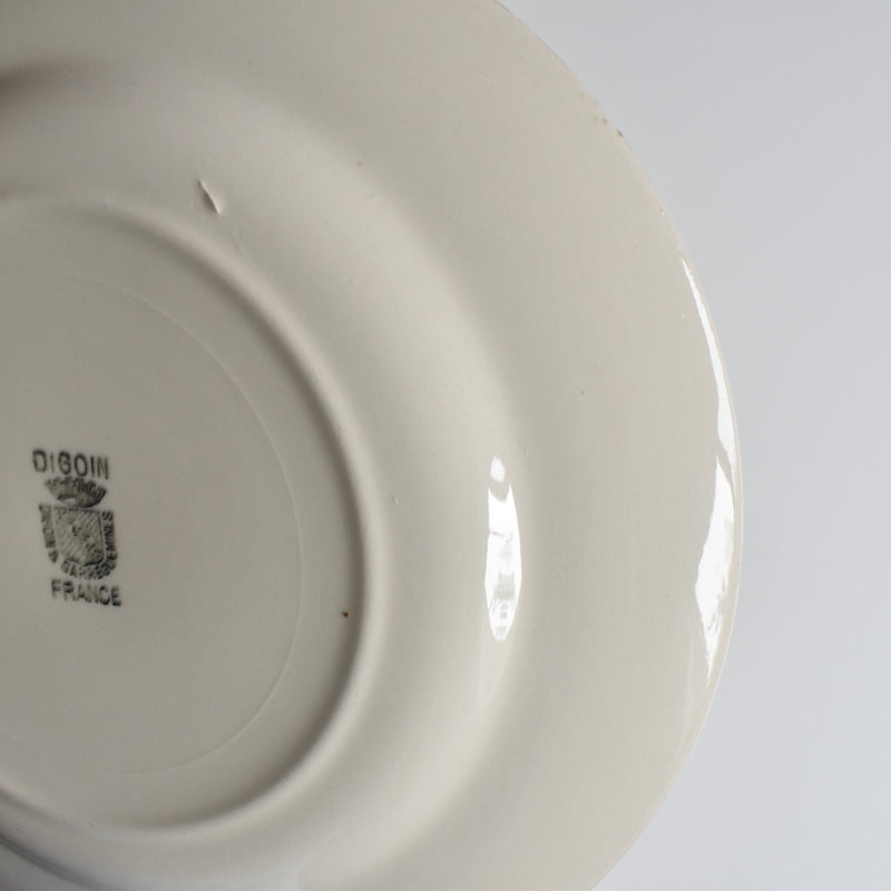 Vintage Plate Digoin & Sarreguemines simple A