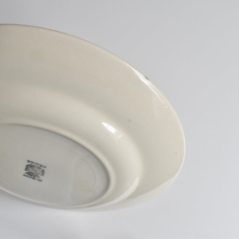 Vintage Plate Digoin & Sarreguemines simple A
