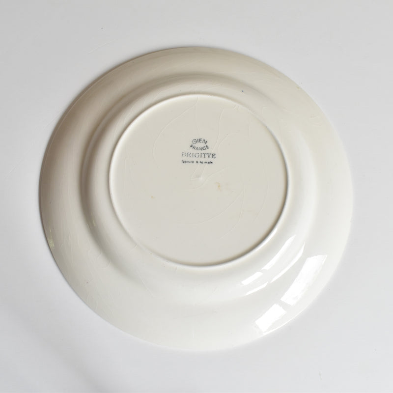 Vintage Plate Gien Brigitte (Brigitte) C