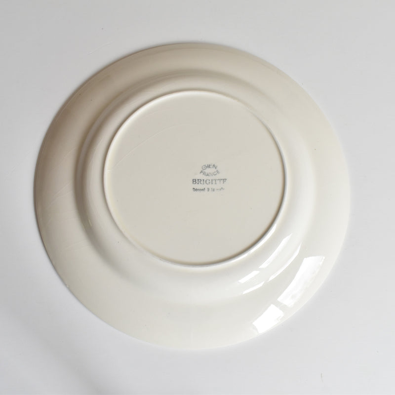 Vintage Plate Gien Brigitte D