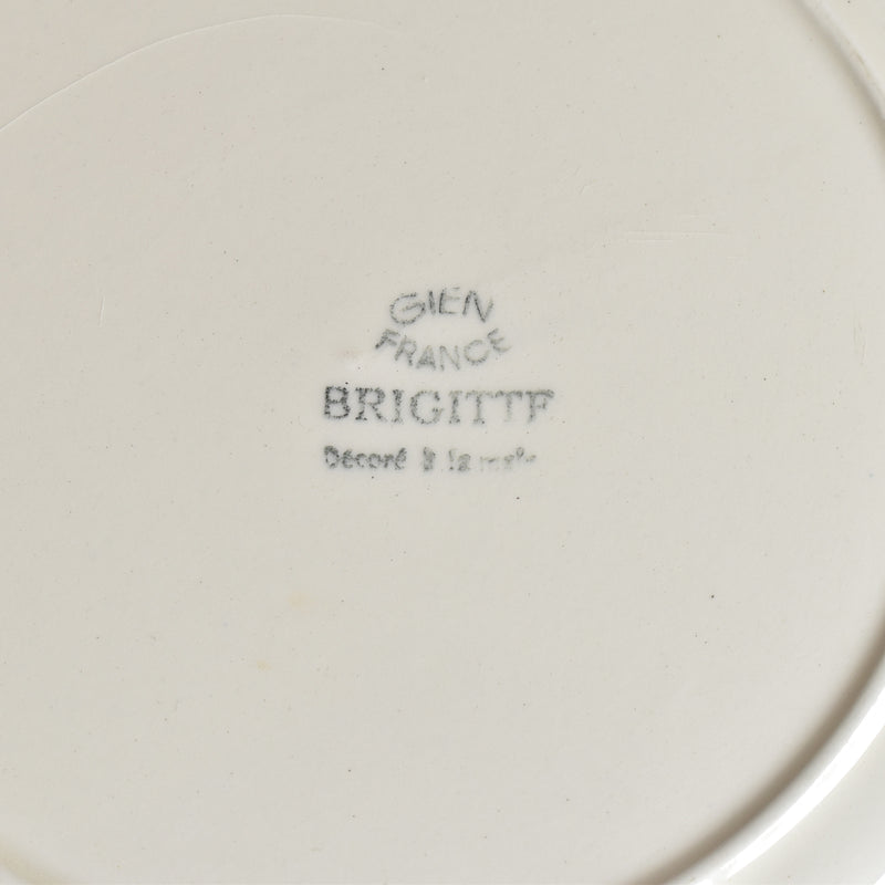 Vintage Plate Gien Brigitte D