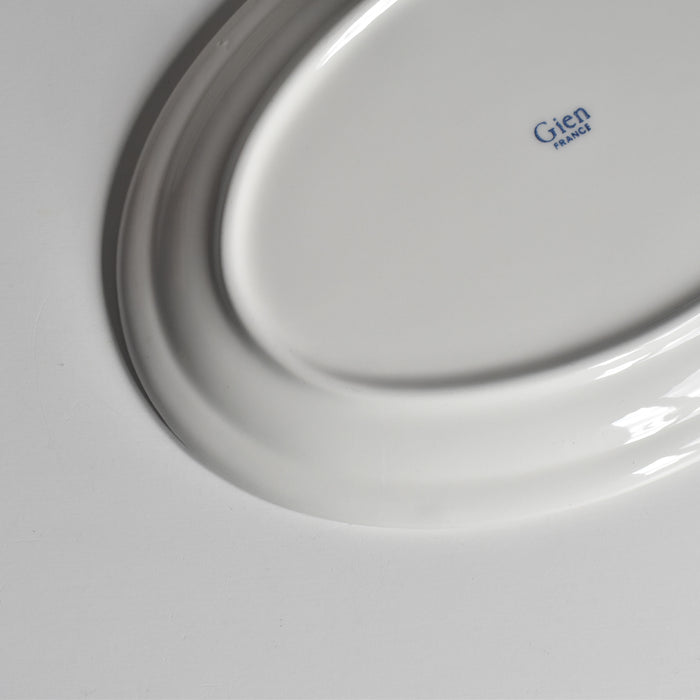 ヴィンテージオーヴァルプレート ジアン Les crudités（生野菜） Les artichaux(アーティチョック）