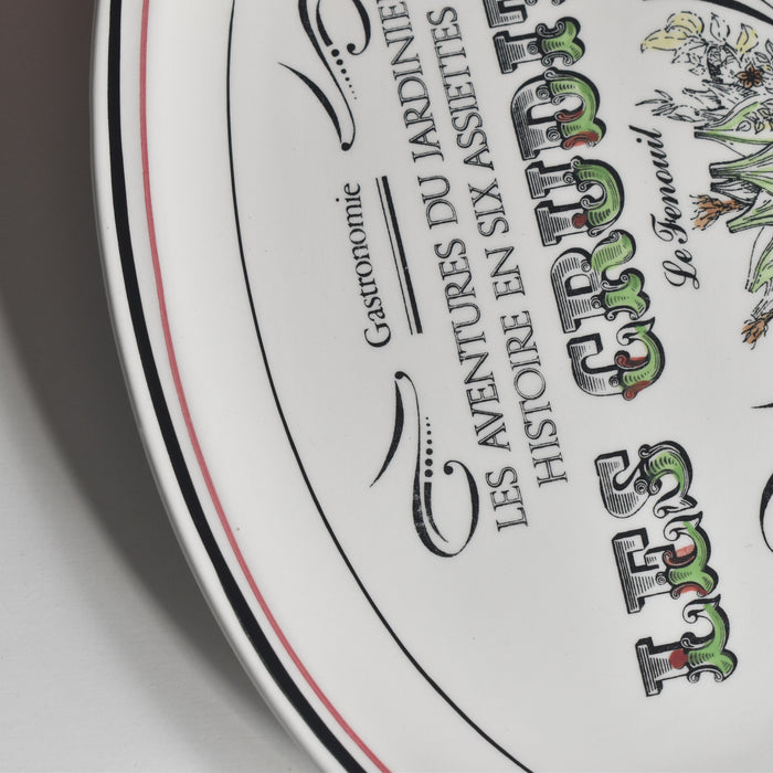 ヴィンテージオーヴァルプレート ジアン Les crudités（生野菜） Le fenouil(フェンネル）