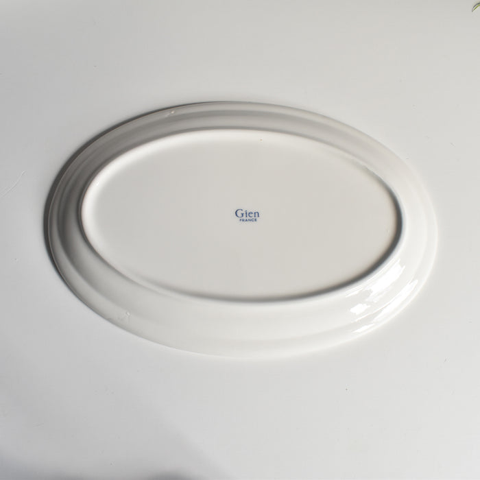 ヴィンテージオーヴァルプレート ジアン Les crudités（生野菜） Les radis(ラディッシュ）