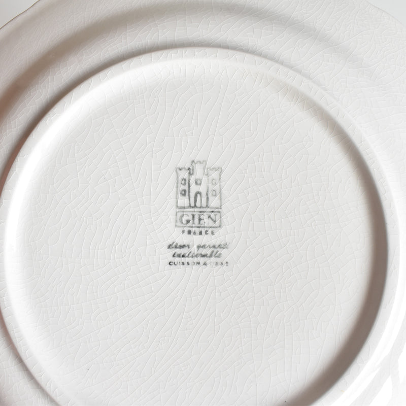 Vintage Plate Gien Petites Fleurs D