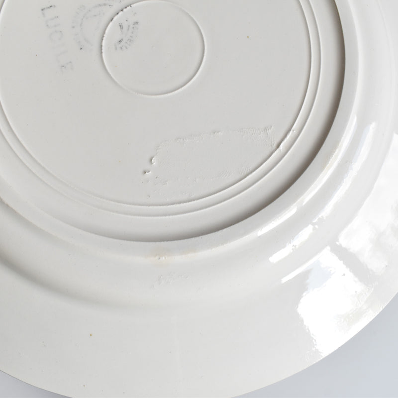 Vintage Plate F.N. Gien Lucile D