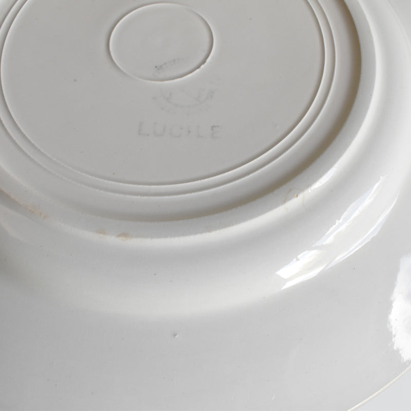Vintage Plate FN Gien Lucile (Lucile) E