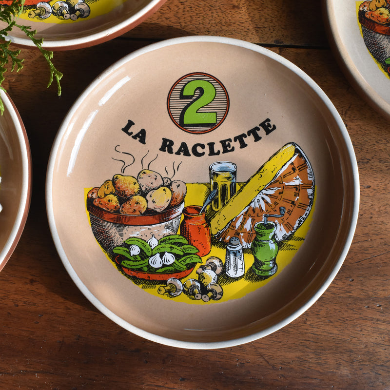 ヴィンテージプレート ジアン La Raclette (ラクレット） ②