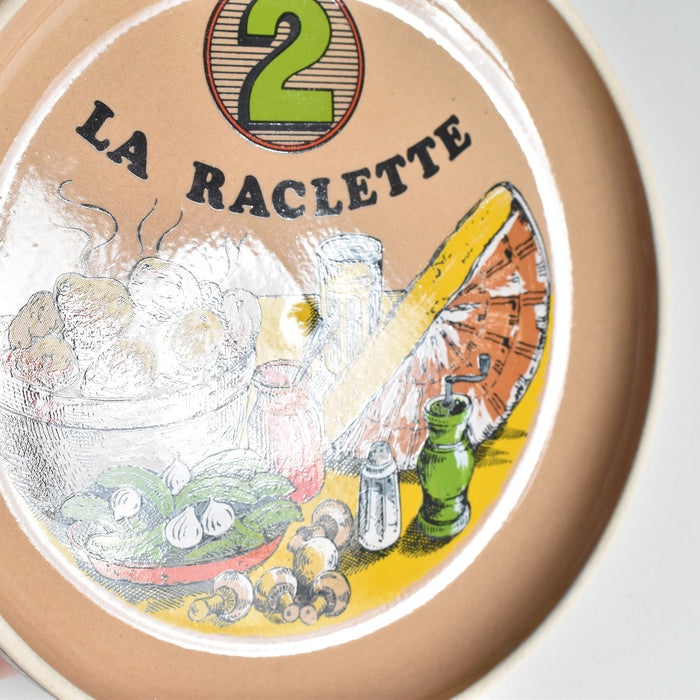 ヴィンテージプレート ジアン La Raclette (ラクレット） ②