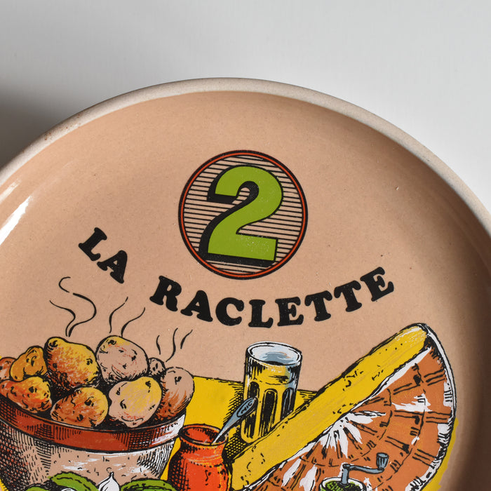 ヴィンテージプレート ジアン La Raclette (ラクレット） ②